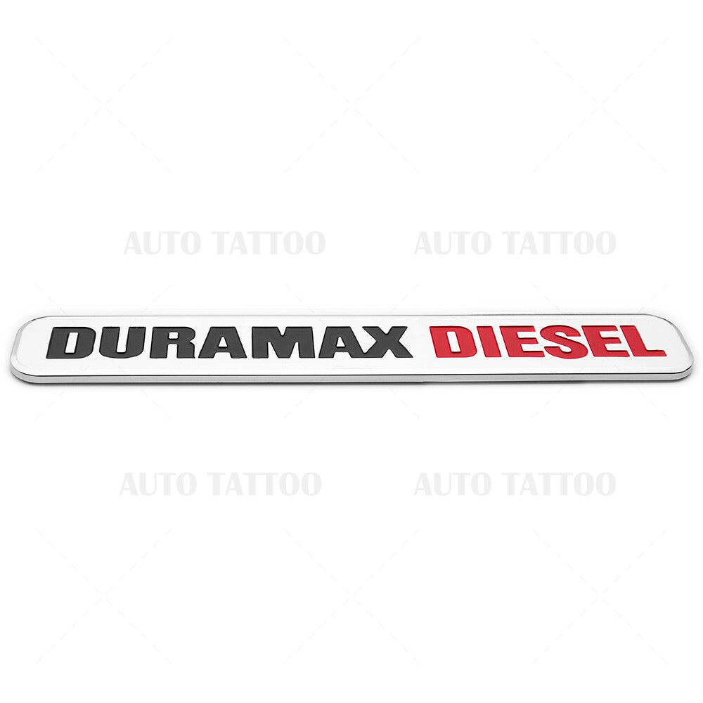 2x 01-21 Chevy GMC Duramax Diesel Door Hood Fender Tailgate Letter Logo Emblem