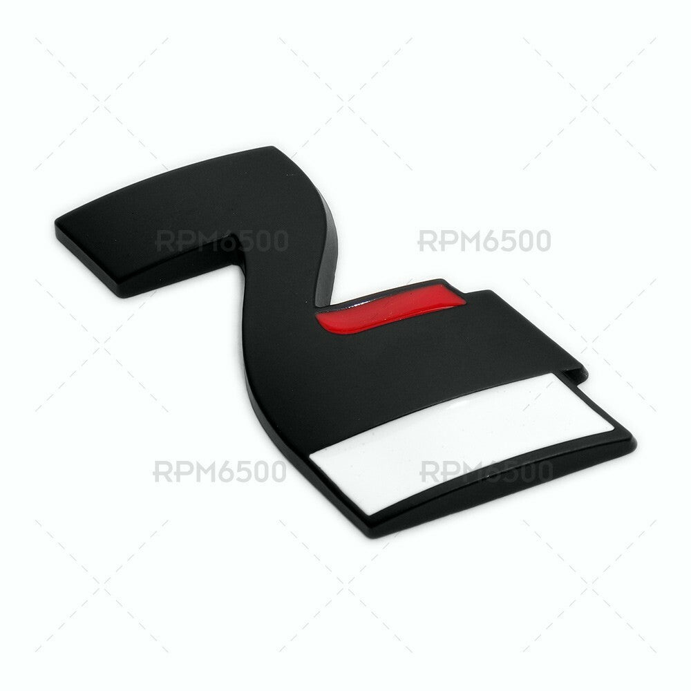 Universal Sport Rear Liftgate Trunk Logo Badge Nameplate Emblem Black White