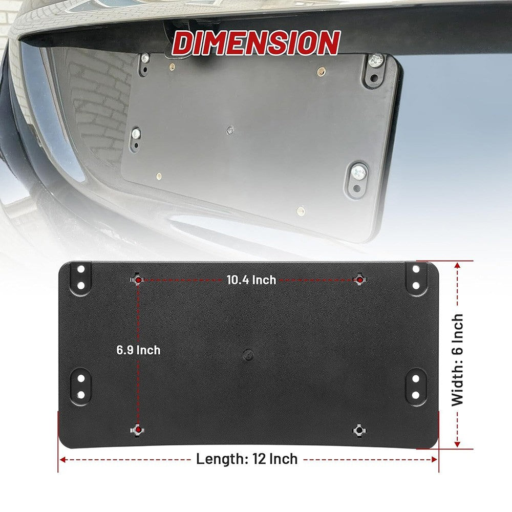 MERCEDES-BENZ + 10 Screws NewRear License Plate Tag Holder Mounting Bracket