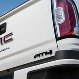 GMC Canyon Sierra AT4 Rear Tailgate Badge Logo Emblem Nameplate Matte Blackout