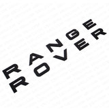 For Range Rover Front Hood Logo OEM Emblem Letters Badge Sport Matte Black SVR