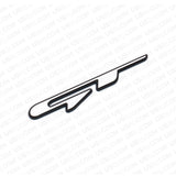 3D Fashion ABS GT/GT Line Car Decal Badge Emblem Sticker for Kia Auto Decoration