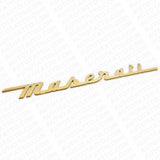 For Maserati Gold Chrome Trunk Letter Nameplate Logo Emblem Badges Sport OEM