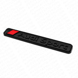 2pcs Audi Sport Trunk Lid Fender Nameplate Badge Emblem Decorate Gift - Black