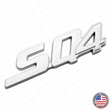 Maserati Ghibli Quattroporte SQ4 Chrome Trunk Lid Nameplate Logo Emblem Badges