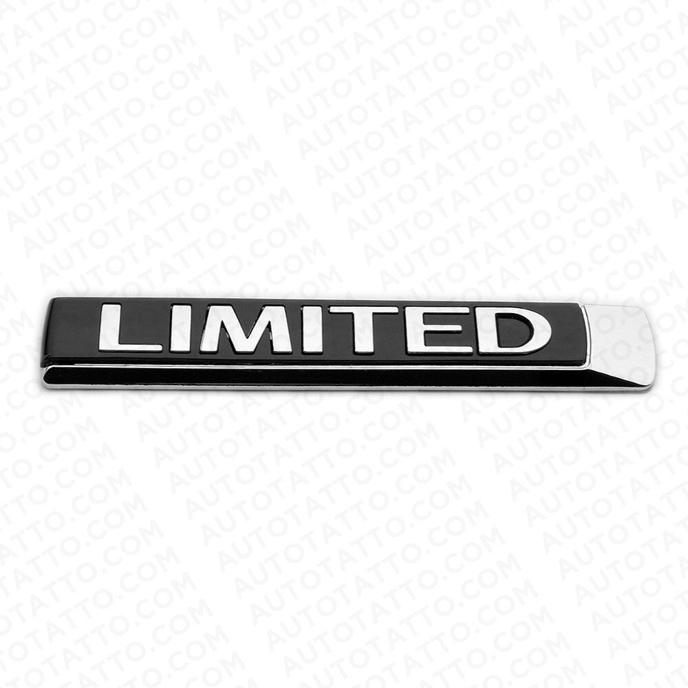 For Infiniti Limited Rear Liftgate Badge Emblem Nameplate Chrome Black