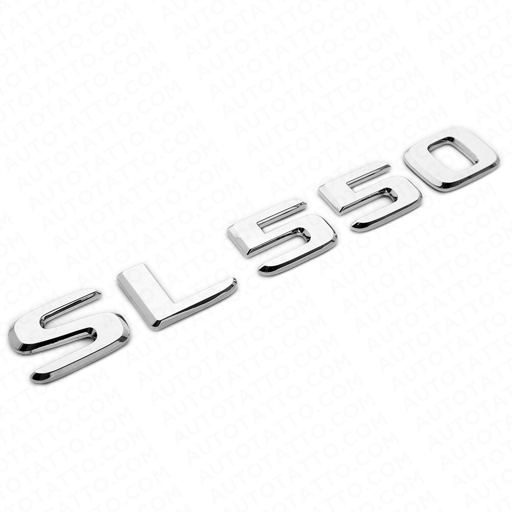 For 17-21 Mercedes SL 550 Letter Emblem Trunk Lid Logo Badge AMG Sport Chrome