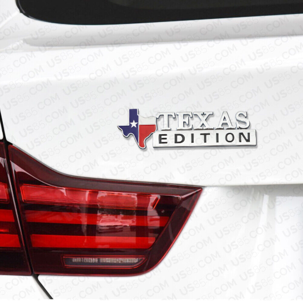 3D Fashion ABS Texas Edition Car Decal Badge Emblem Sticker for Auto Decoration