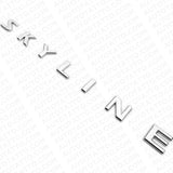 Nissan Infiniti Skyline JDM Trunk Lid Logo Letter Badge Emblem Nameplate Chrome