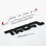 Universal SPORT Tailgate Liftgate Adhesive Nameplate Badge Logo Emblem Limited