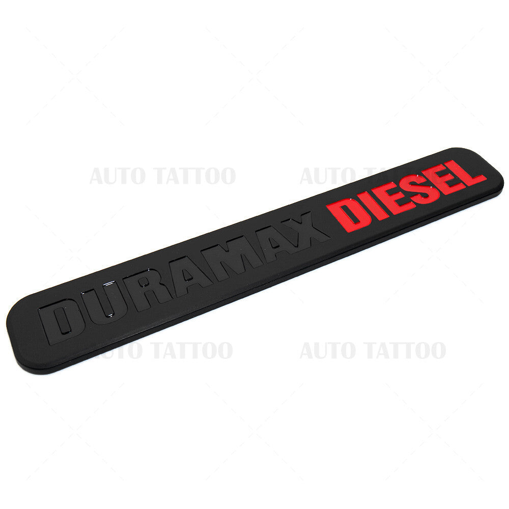 2x 01-21 Chevy GMC Duramax Diesel Door Hood Fender Tailgate Letter Logo Emblem