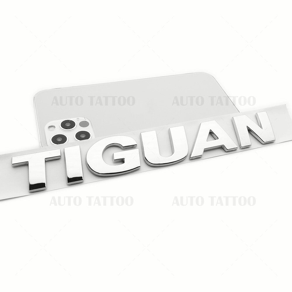 12-18 Volkswagen Tiguan Rear Truck Boot Lid Nmaeplate Badge Emblem Chrome