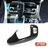 Carbon Fiber Style Gear Shift Knob Cover For BMW F30 X3 X4 X5 X6 328i 535i 320i