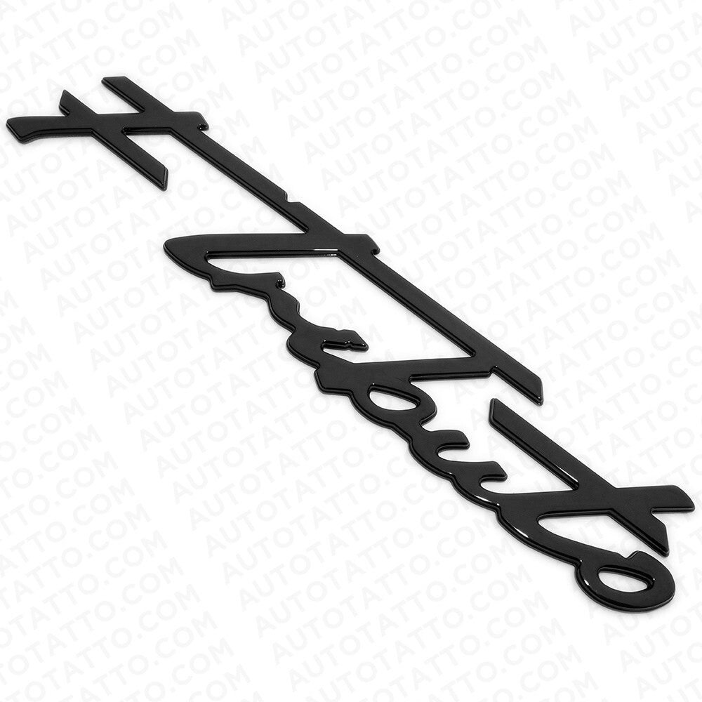 Maserati Ghibli Levante Grecale Side Fender F Tributo Emblem Badge Gloss Black