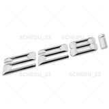 For BMW 228i Letter Emblem Badge Trunk Lid M Power Performance Sport Chrome