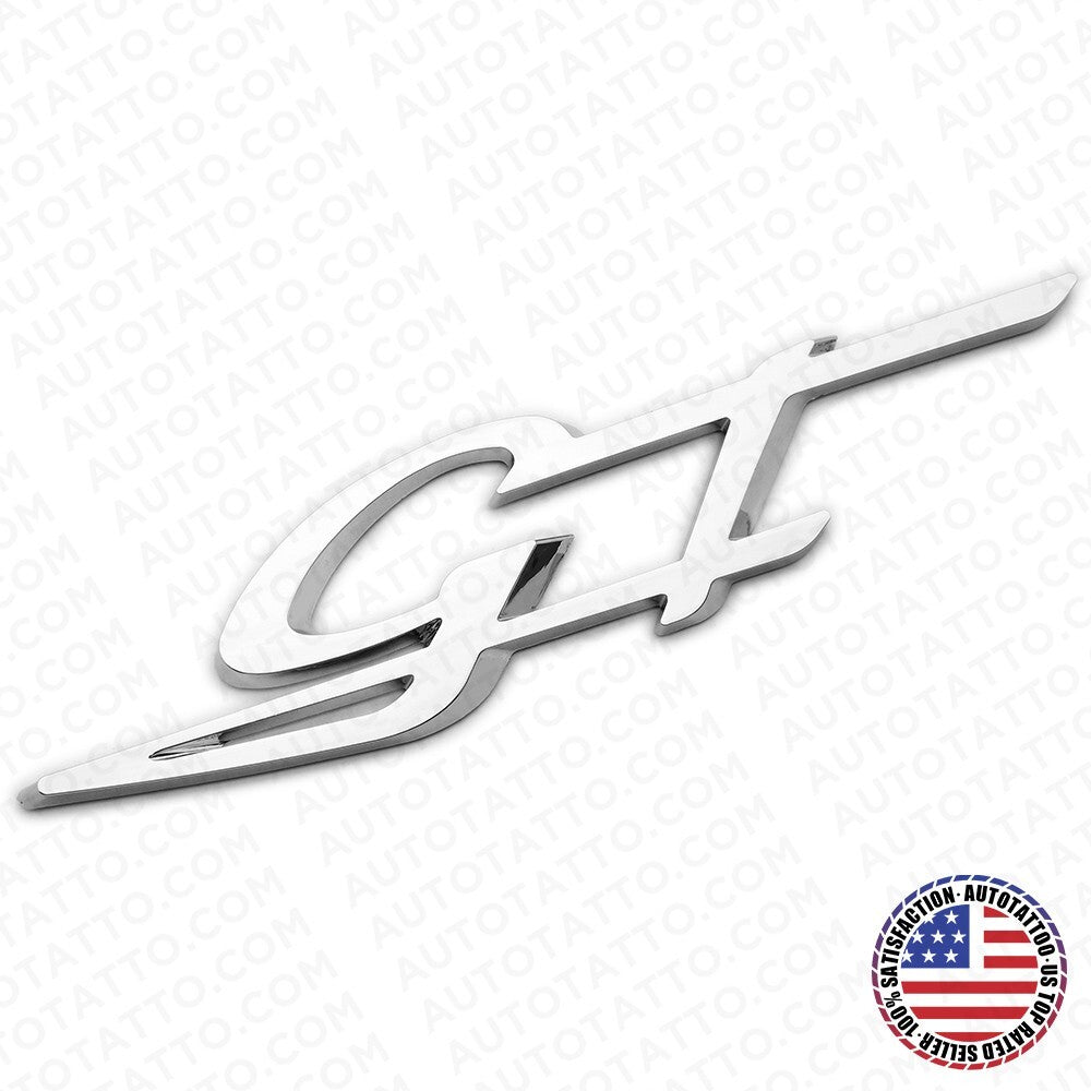 For Maserati Ghibli Levante Grecale Front Fender Logo GT Emblem Badge Chrome