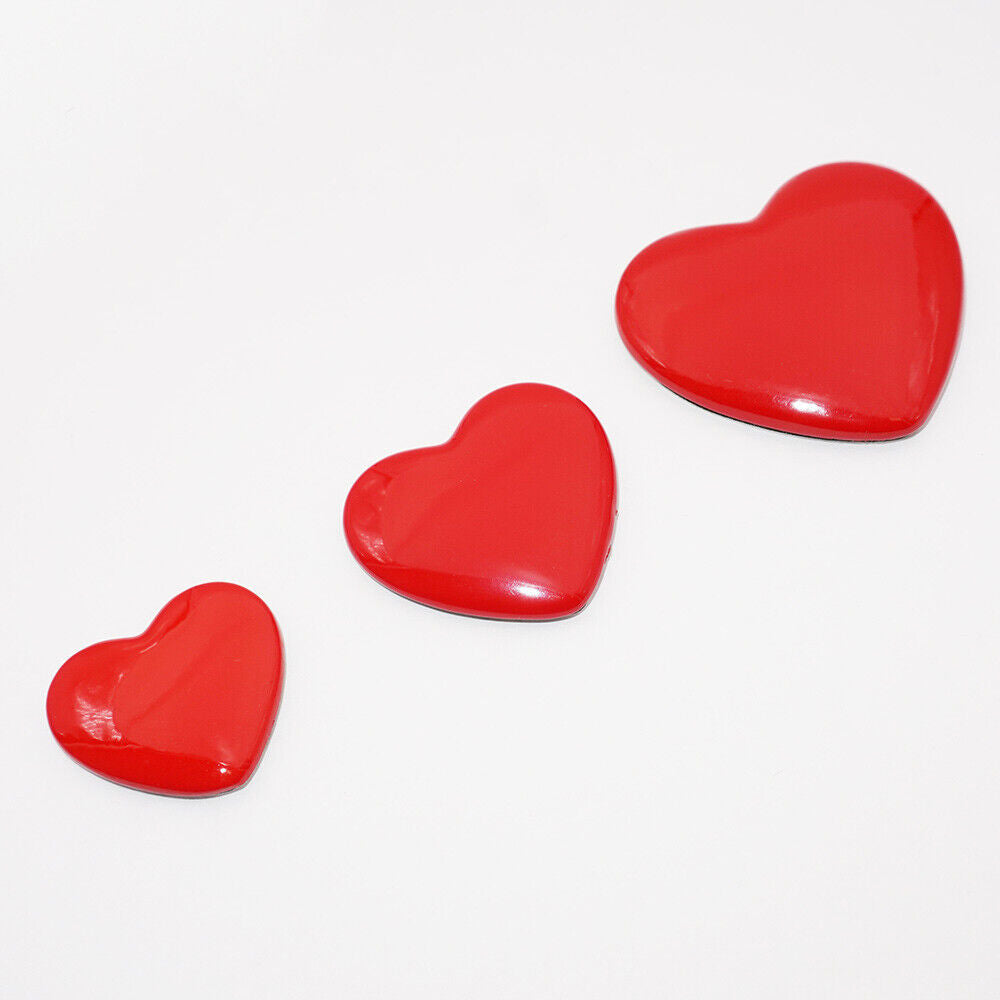 Universal 3D Fashion Metal Heart and Stars Car Decal Sticker for Auto Decoration