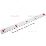 Tesla Rear Trunk 3D Decal Insert Letters Nameplate Logo Badge Emblem Sport Red
