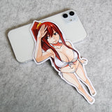 Anime Cartoon Sexy Lady Bikini Body Sticker Decal Home Car Door Window Decorate