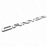3x GMC Canyon Front Door & Rear Liftgate Badge Logo Decal Emblem Decorate Chrome