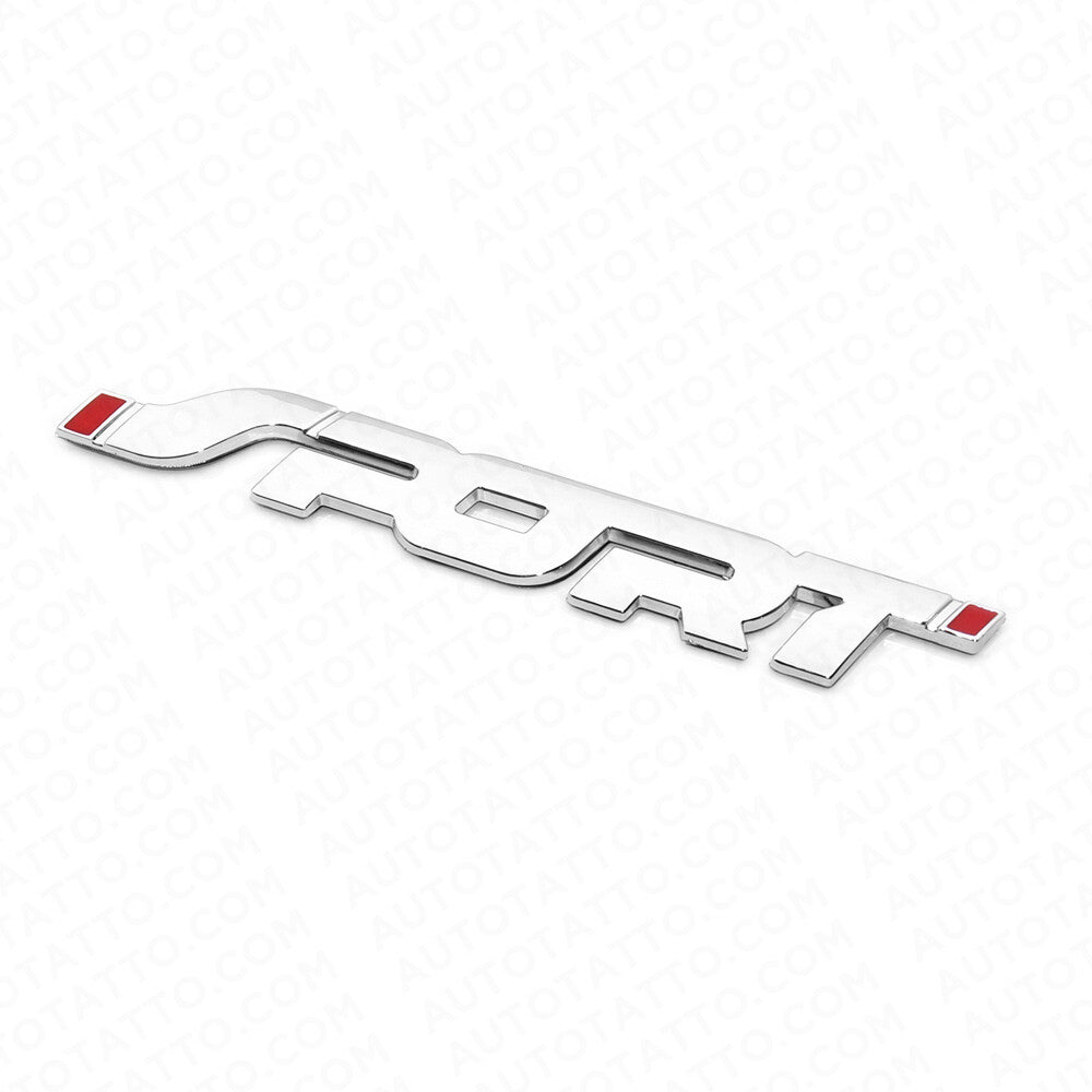 Universal SPORT Tailgate Liftgate Adhesive Nameplate Badge Logo Emblem Limited