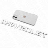 Chevy Chevrolet Truck Lifgate Letter Badge Logo Emblem Chrome Large Size