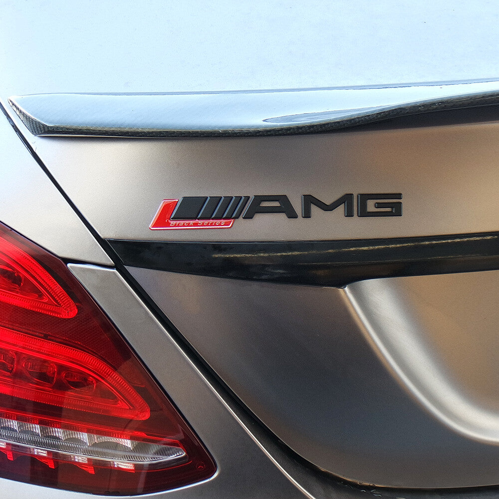 Limited Red AMG Black Series Sport Car Emblem 3D Trunk Lid Logo Badge Decoration