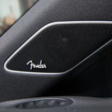 2pcs Replacement Hi-Fi Fender Badge Emblem Logo Aluminun Car Speaker