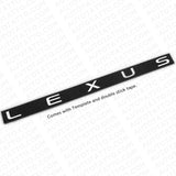 2022+ Lexus NX Liftgate Letter Logo Badge 3D Emblem Car Decorate OEM Chrome