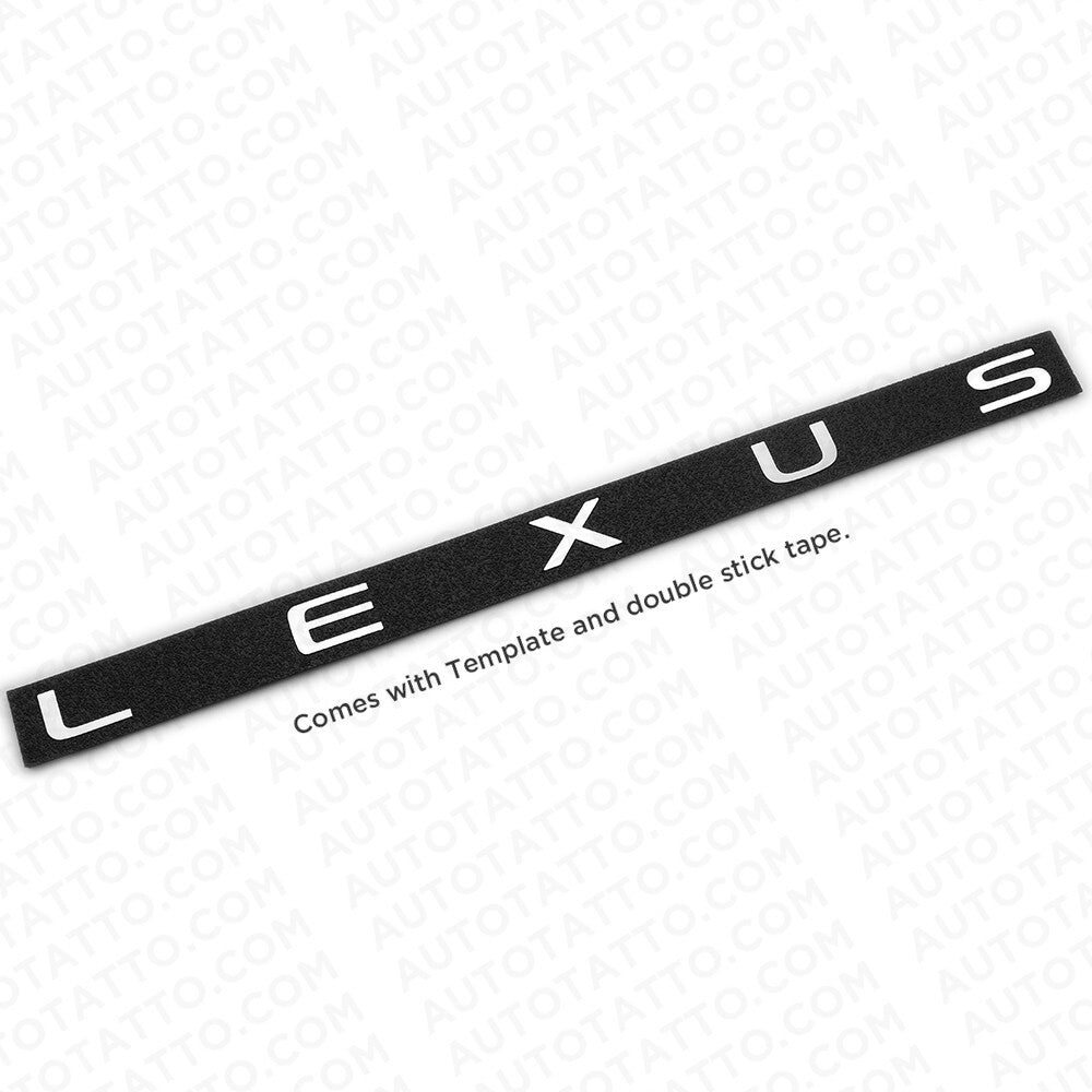 2022+ Lexus NX Liftgate Letter Logo Badge 3D Emblem Car Decorate OEM Chrome