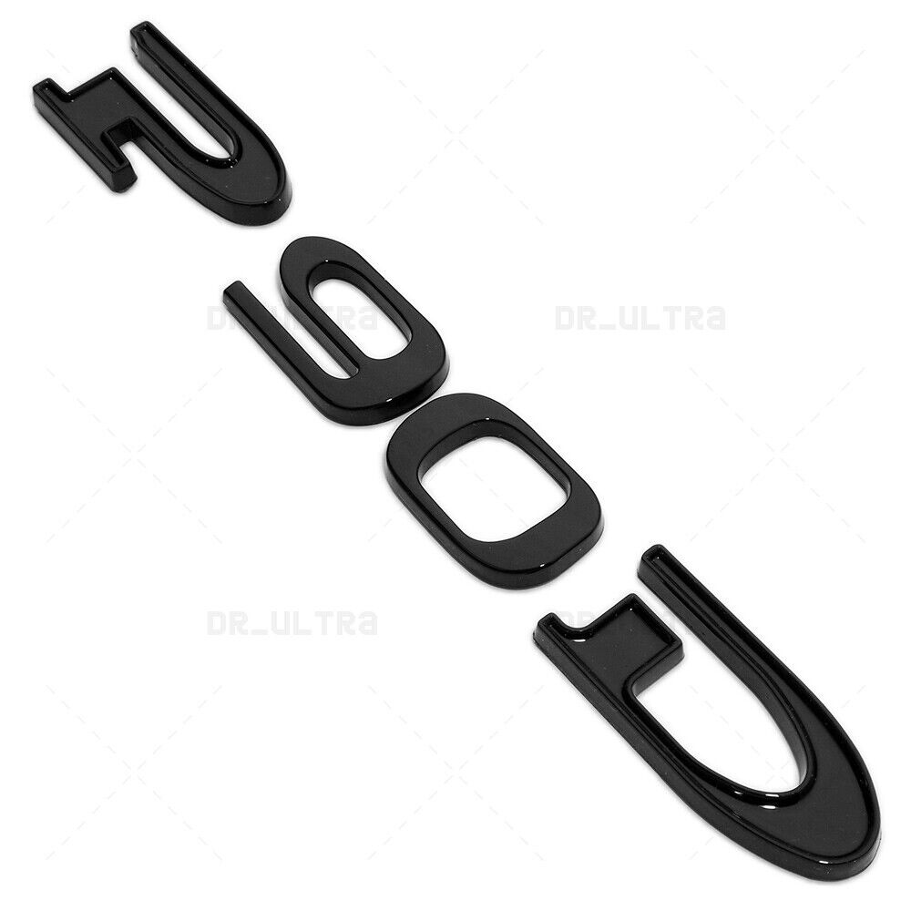 Tesla Rear Liftgate Lid Model P90D Nameplate Logo Badge Emblem Sport Gloss Black