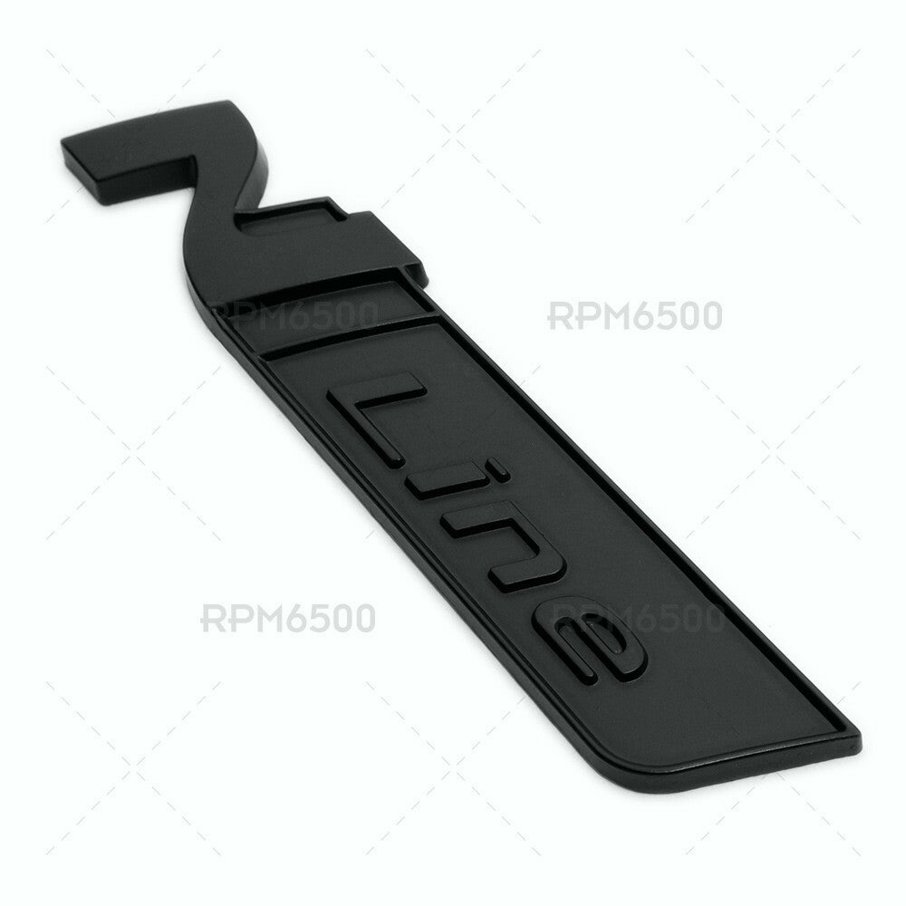 Universal Car Fender Side Marker Logo Badge Nameplate Emblem Sport Blackout
