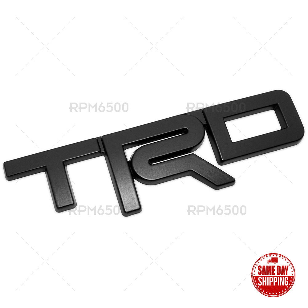 For Toyota TRD Special Edition Metal Pro Sport Letter Logo Badge Emblem Black