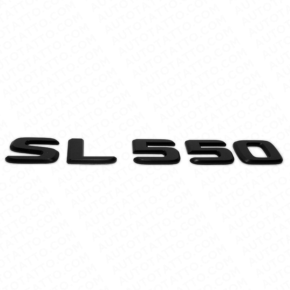 17-21 Mercedes SL 550 Letter Emblem Trunk Lid Logo Badge AMG Sport Matte Black
