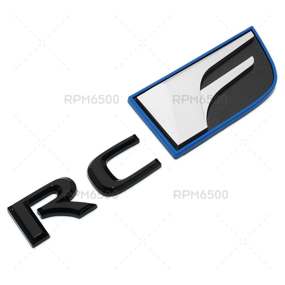 For Lexus Trunk Lid RCF RC F Letter Logo Badge Emblem Car Replace F-Sport Black