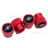 BMW Performance Roundel Car Wheels Tire Air Valve Cap Stem Dust Cover Sport ///M