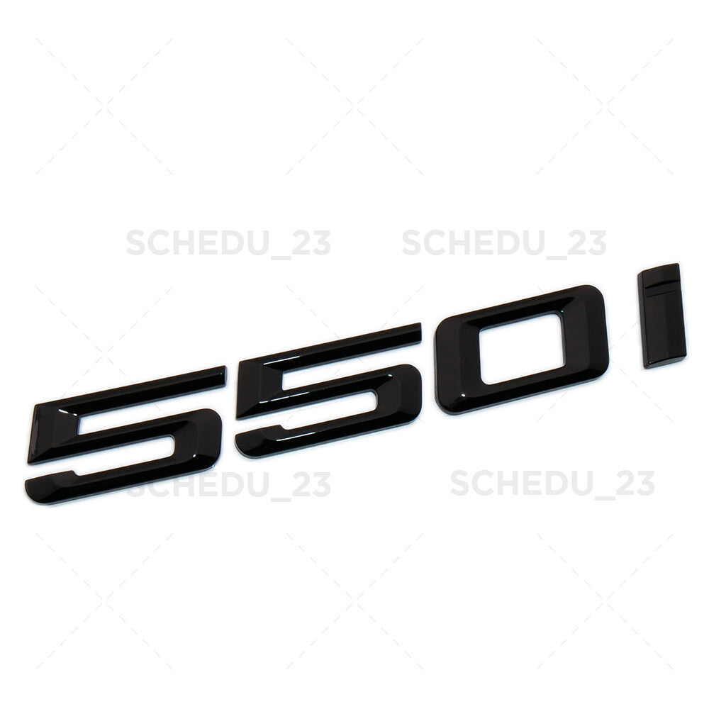 10-17 Gloss Black 5 Series 550i Trunk Lid Letter Emblem Badge M Performance F10
