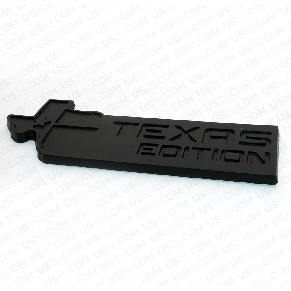 3D Blackout TEXAS Edition Logo Emblem Badge Stickers For GM Decoration TEAS