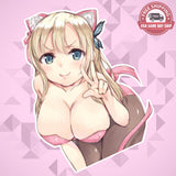 Anime Cartoon Sexy Lady Bikini Body Sticker Decal Home Car Door Window Decorate