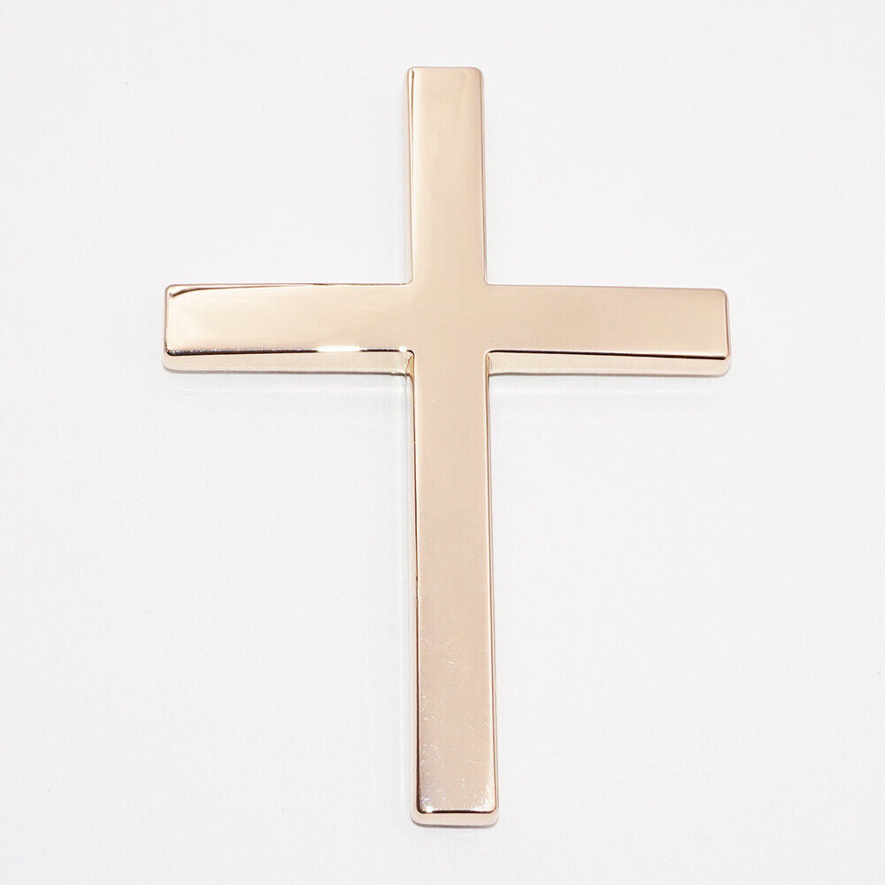 Universal 3D Fashion Metal Jesue Fish Cross Car Decal Sticker Decoration
