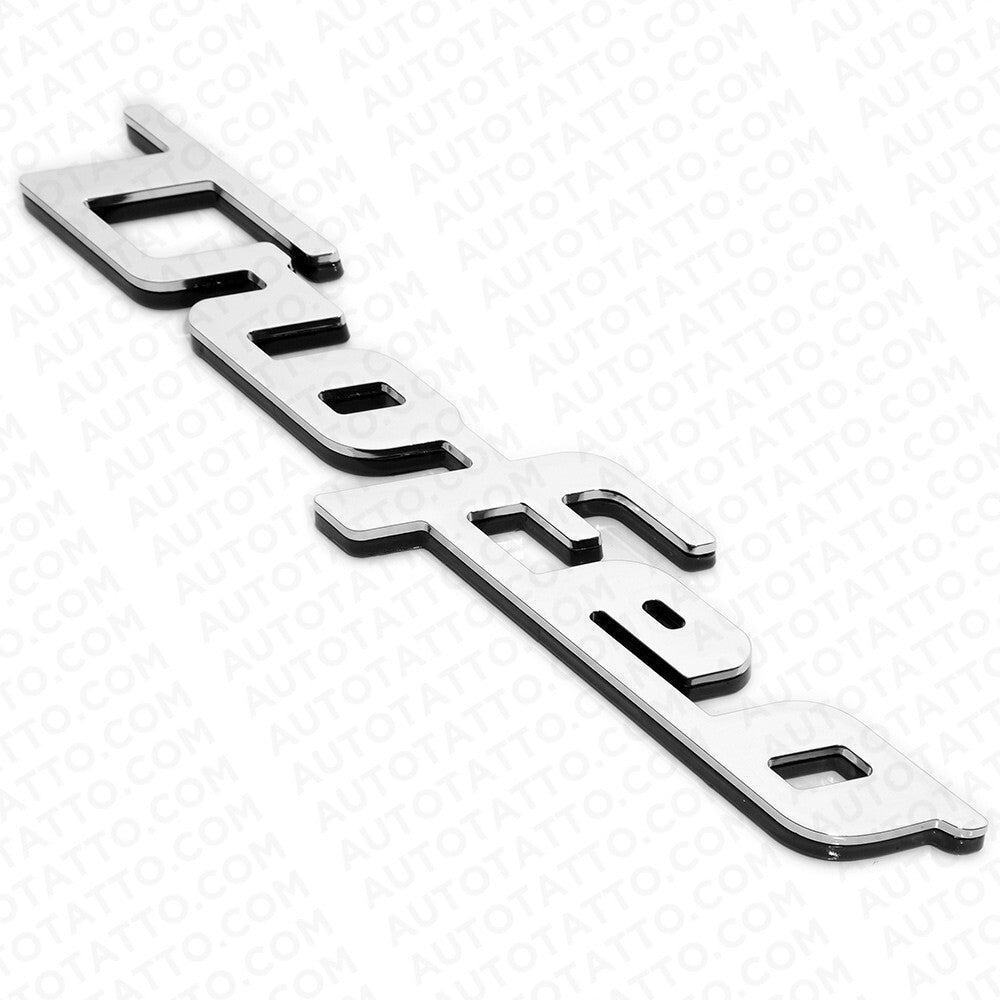 Maserati Levante GT Side Fender Trofeo Emblem Nameplate Badge Chrome Black