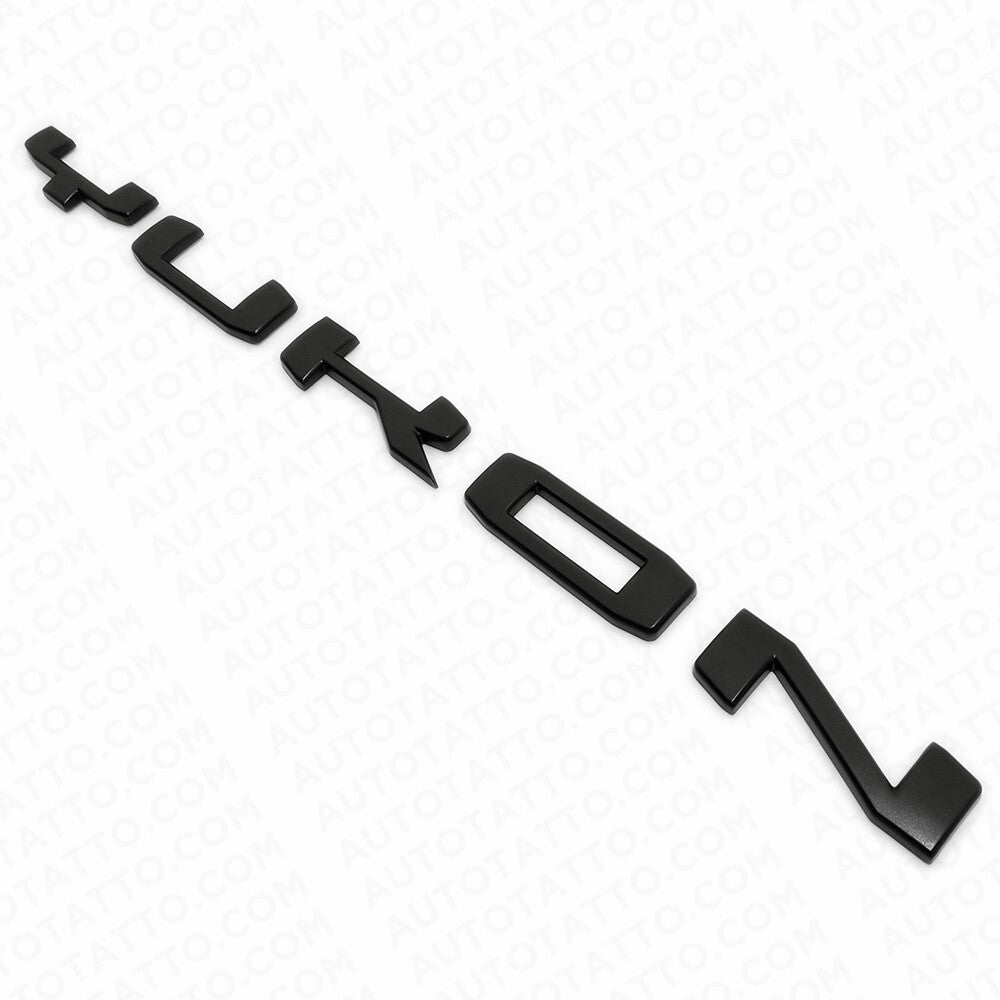 2021+ GMC Yukon Rear Liftgate Nameplate Letter Badge Emblem AT4 XL Matte Black