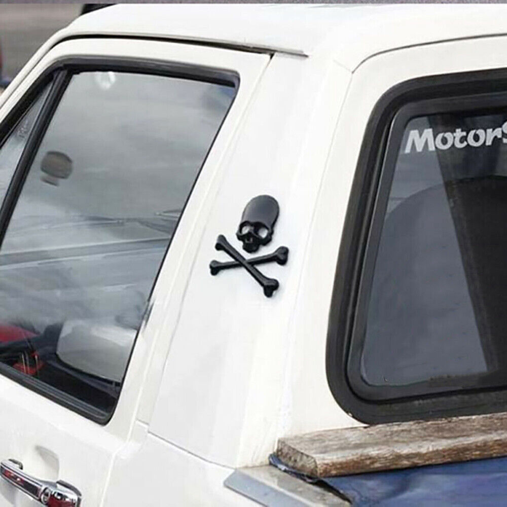 Universal 3D Fashion Metal Skull and Ghost Car Decal Sticker Auto Decoration