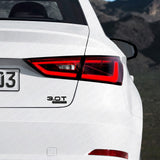 04-22 Audi Rear Back Trunk Lid 3.0T Quattro Nameplate Emblem Logo Badge Blackout