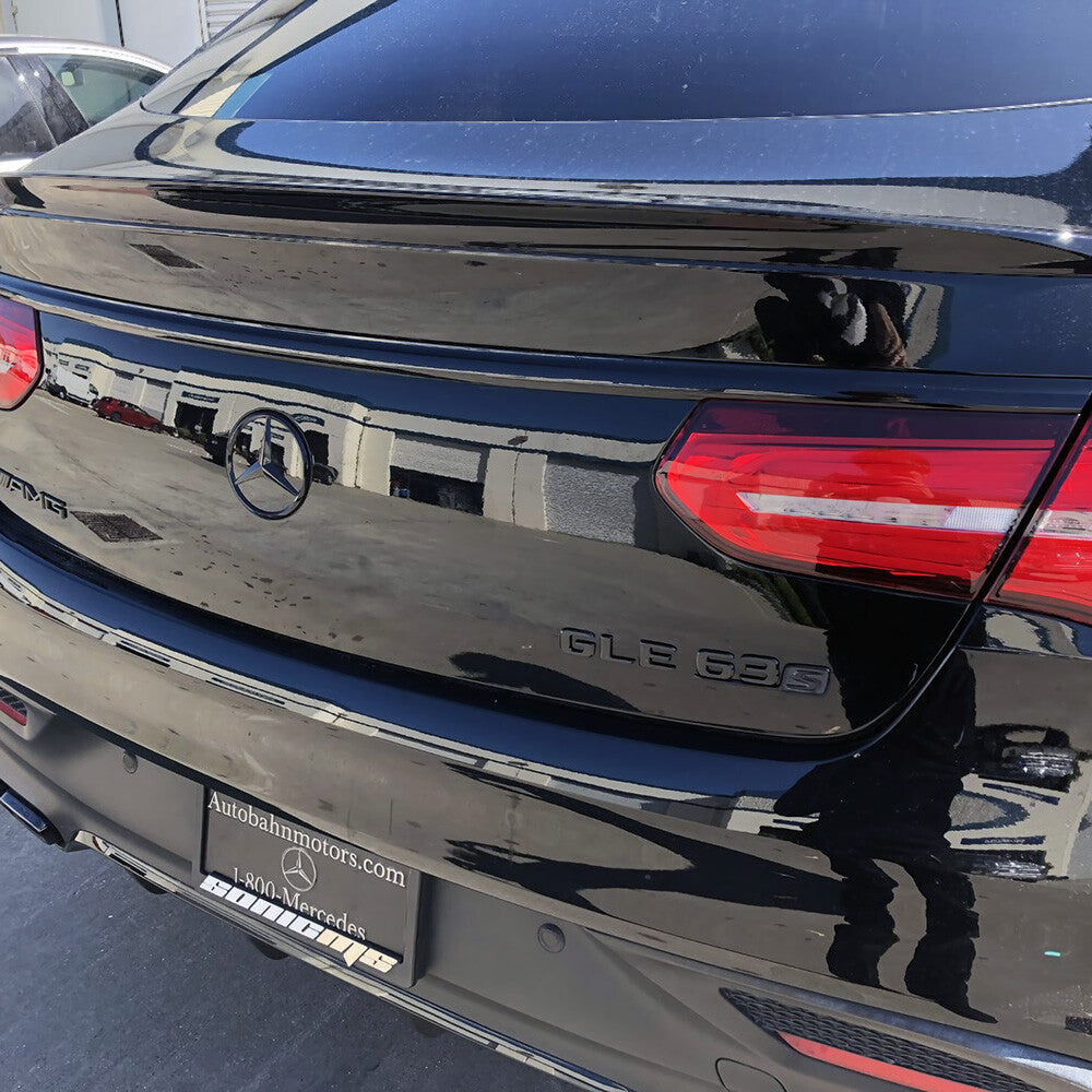 17-19 Mercedes GLE 63 S Letter Emblem Liftgate Logo Badge AMG Sport Gloss Black