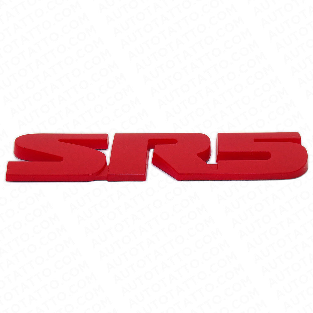 2x Red Tacoma 4 Runner TRD Pro SR5 Emblem Side Rear Door Tailgate Badge Sport