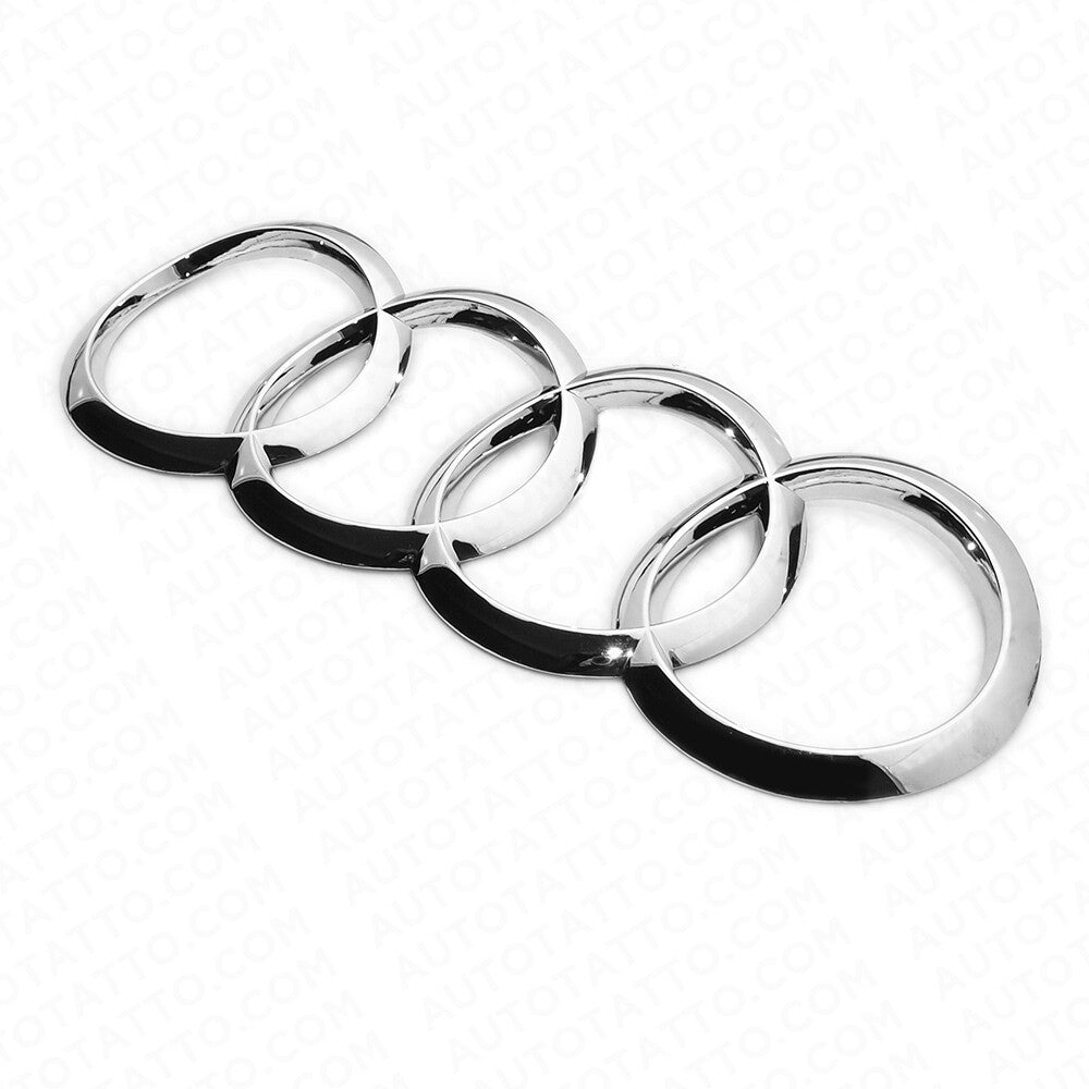 18-21 A5 S5 RS5 Sportback 4 Door OEM Chrome Trunk Sign Logo Rings Badge Emblem