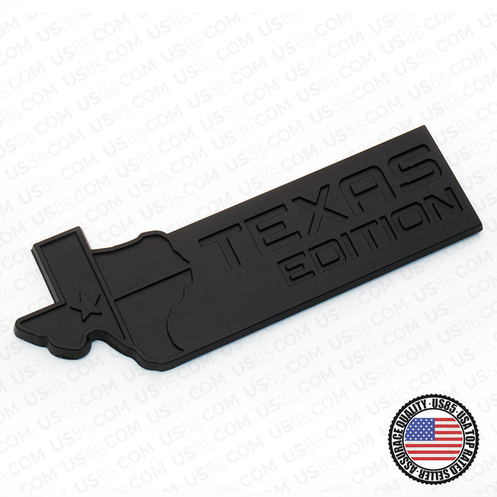 3D Blackout TEXAS Edition Logo Emblem Badge Stickers For GM Decoration TEAS