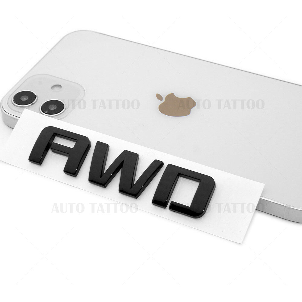 Chevy Equinox AWD Liftgate Nameplate Letter Logo Badge Emblem Sport Gloss Black