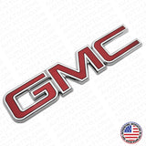 14-19 GMC Sierra Canyon Tailgate Letter Logo Emblem Adhesive Nameplate OEM Red